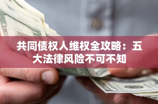 武汉共同债权人维权全攻略：五大法律风险不可不知