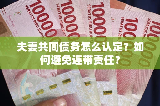 武汉夫妻共同债务怎么认定？如何避免连带责任？