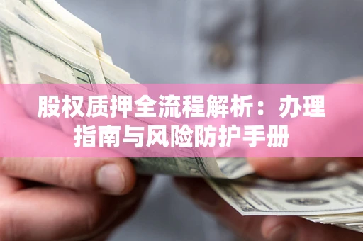 武汉股权质押全流程解析：办理指南与风险防护手册