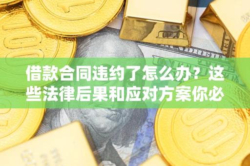武汉借款合同违约了怎么办？这些法律后果和应对方案你必须知道