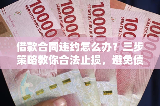 武汉借款合同违约怎么办？三步策略教你合法止损，避免债务危机升级