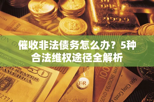 武汉催收非法债务怎么办？5种合法维权途径全解析