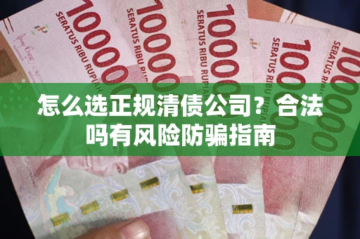 武汉怎么选正规清债公司？合法吗有风险防骗指南